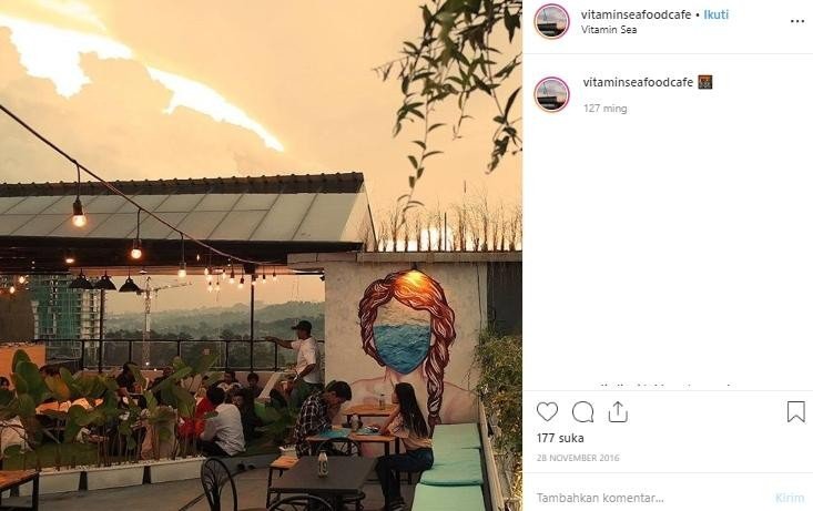 Tempat buka bersama di Bandung yang kece dan instagrammable. (Dok. Instagram)