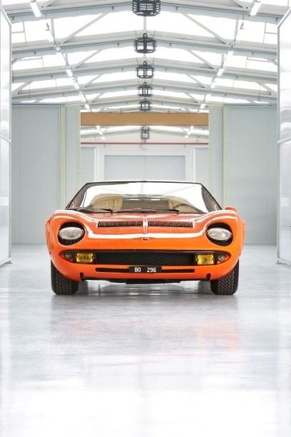 Lamborghini Miura P400 dari Film Italian Job. (Lamborghini Polo Storico)