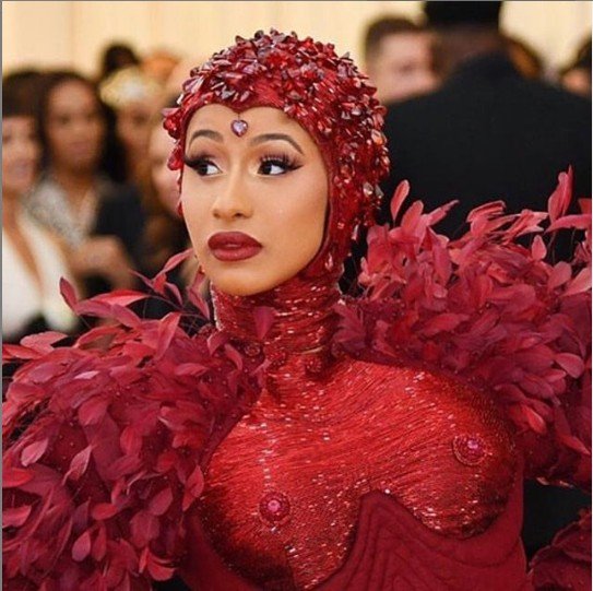 Wow! Penutup Dada Cardi B Di Met Gala 2019 Tembus Rp 3,5 Miliar