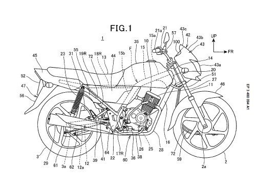 Bikin Penasaran, Honda Siapkan Motor Tanpa Rem Cakram? (Free Patents Online)