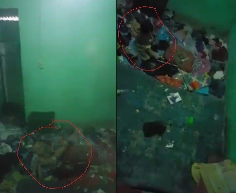 Muhammad Laden Al Surat (7), anak autis di Bengkulu, menadak viral di media-media sosial karena disebut disekap sang ibu dalam ruangan penuh sampah hingga kelaparan. [dokumentasi]