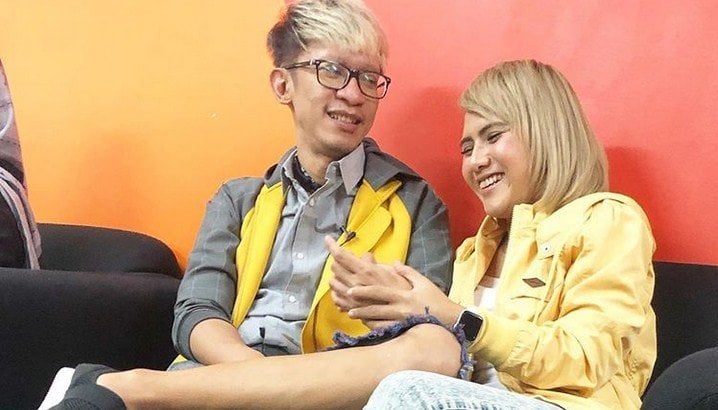 Aming dan mantan istri, Evelin Nada Anjani. [Instagram]