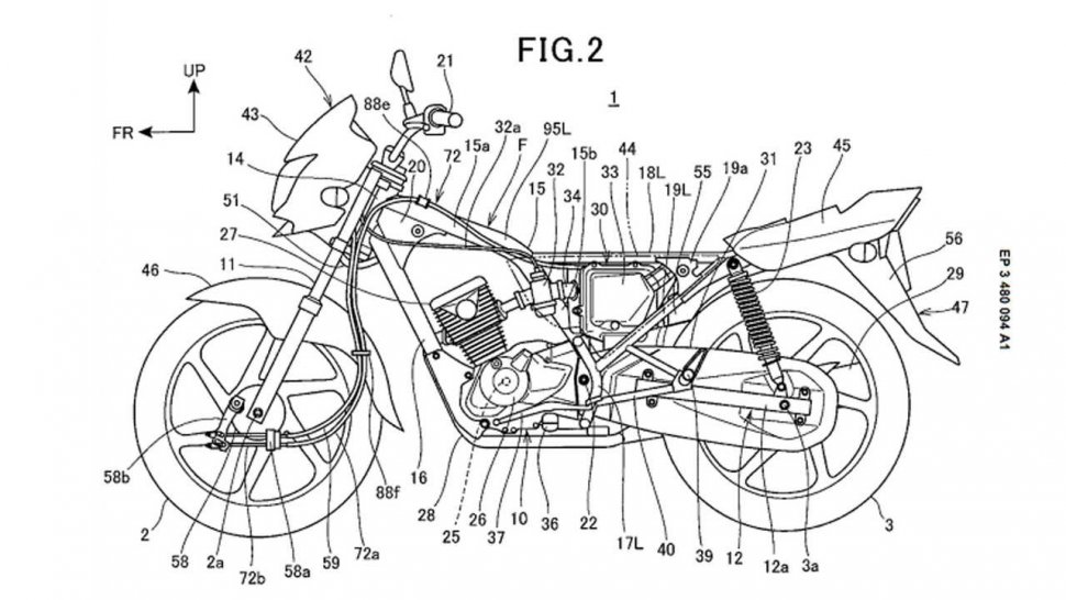 Bikin Penasaran, Honda Siapkan Motor Tanpa Rem Cakram? (Free Patents Online)