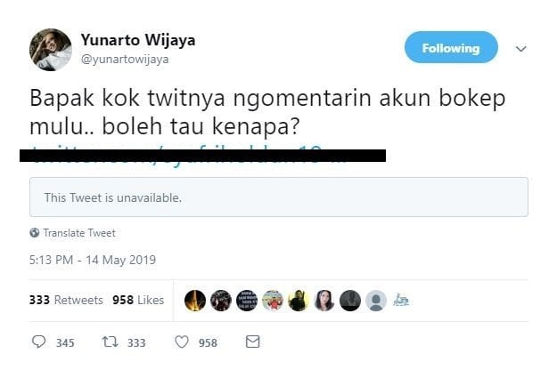 Kicauan Yunarto Wijaya. [Twitter]