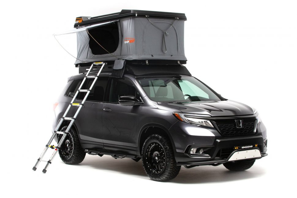 Honda Passport dengan Ridgeline Adventure Lifestyle Projects. (Carscoops)