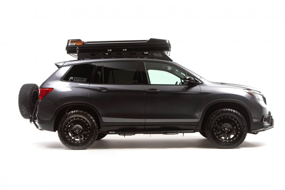 Honda Passport dengan Ridgeline Adventure Lifestyle Projects. (Carscoops)