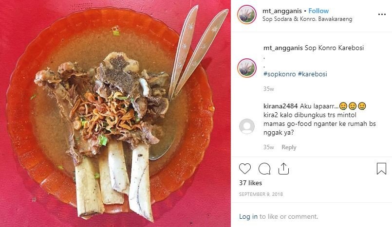 Sop Konro Bawakaraeng (Instagram Mt Angganis)