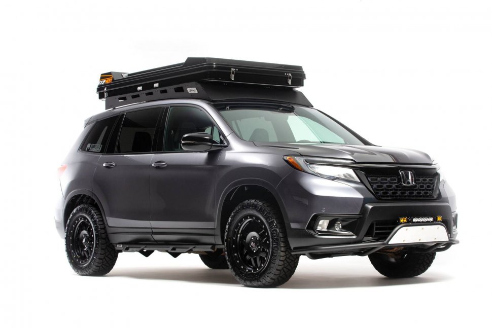 Honda Passport dengan Ridgeline Adventure Lifestyle Projects. (Carscoops)