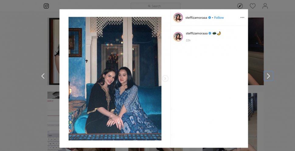 Aurel Hermansyah Bukber dengan Sahabat, Warganet: Barisan Bidadari. (instagram.com/steffizamoraaa)