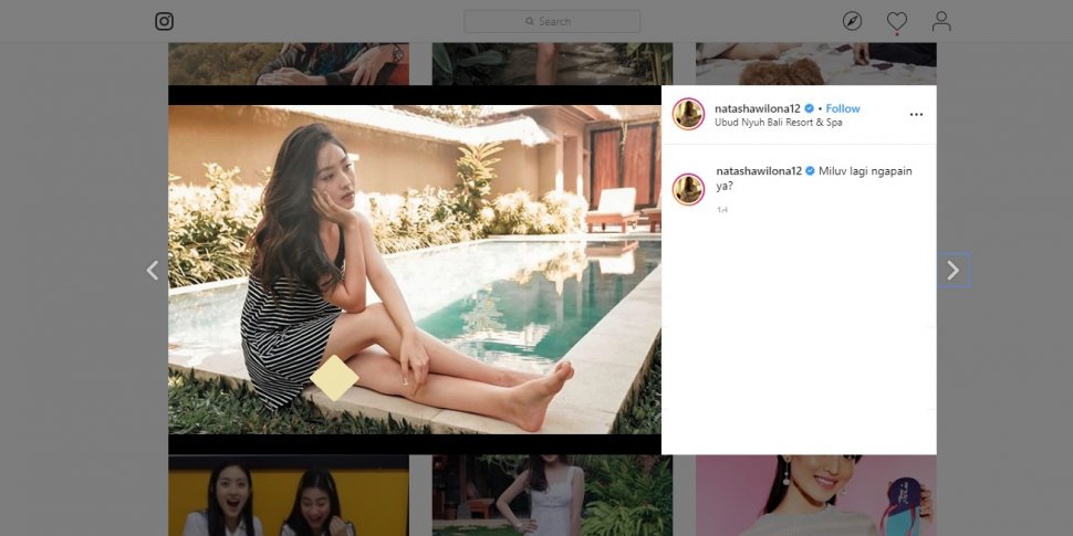 Natasha Wilona Liburan di Bali, Warganet: Seksinya Aura Jomblo. (instagram.com/natashawilona12)