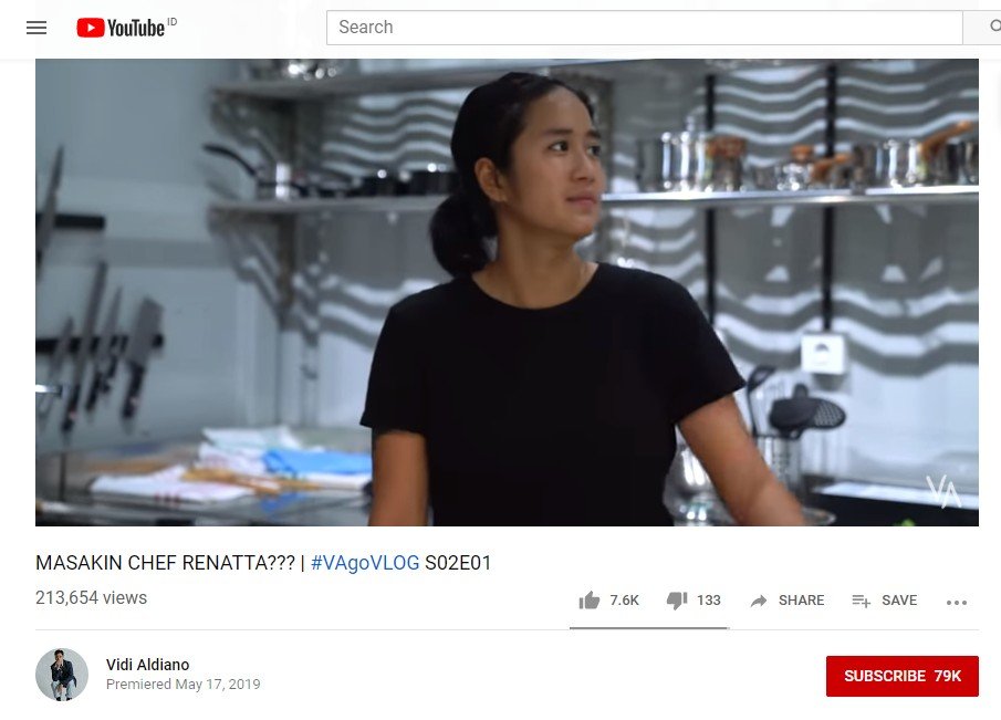 Chef Renatta Moeloek Pernah Terluka Parah saat Masak Mie Instan. Tangkapan layar (Youtube/Vidi Aldiano)