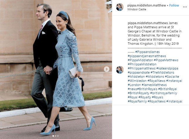 Pippa Middleton dan suami. (Instagram/@pippa.middleton.matthews)