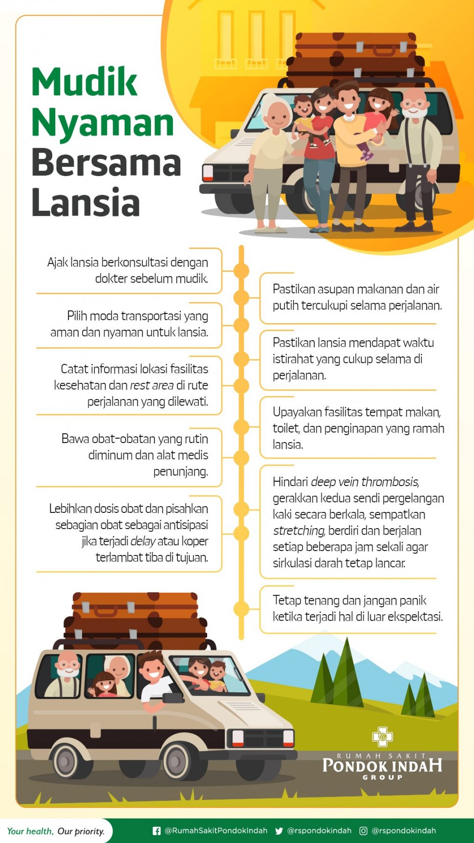 Tips Mudik Bersama Lansia, Jangan Sampai Kelelahan