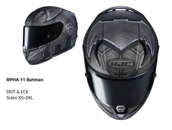 Helm edisi superhero keluaran HJC. (hjchelmets.com)