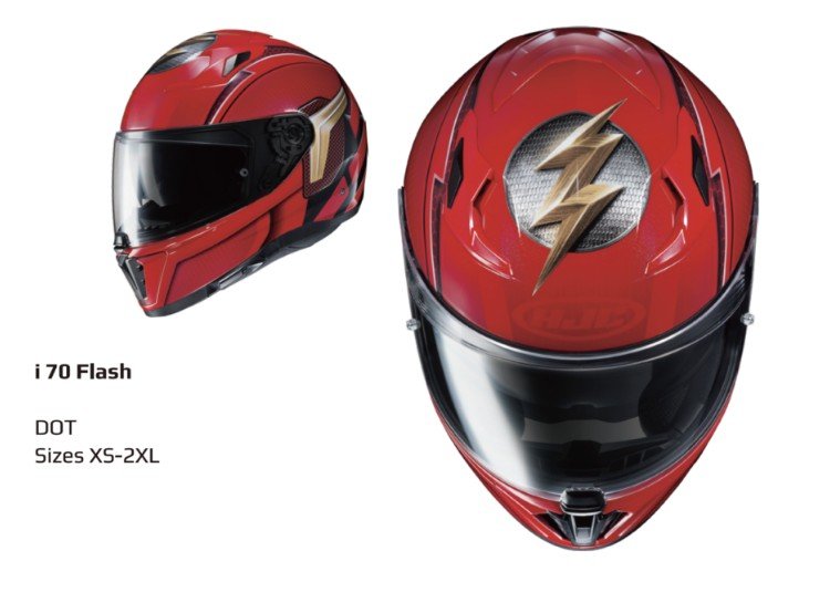 Helm edisi superhero keluaran HJC. (hjchelmets.com)