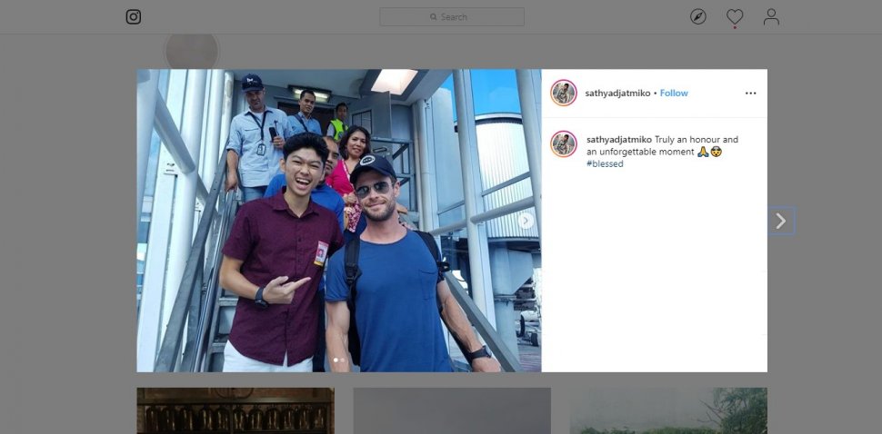Tom Holland dan Chris Hemsworth di Bali, Begini Keseruan Mereka. (instagram.com/sathyadjatmiko)
