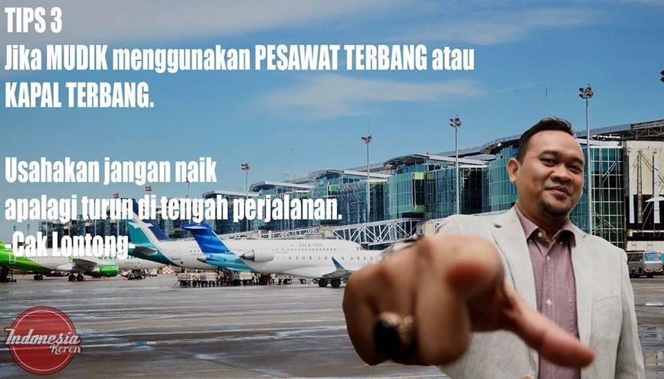 Tips mudik ala Cak Lontong.