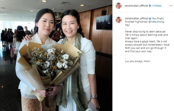 Veronica Tan dan putrinya. (Instagram/@veronicatan_official)