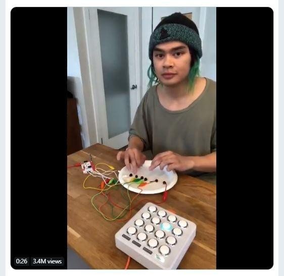 Pria Buat Musik dari Boba (twitter.com/shawnwasabi)