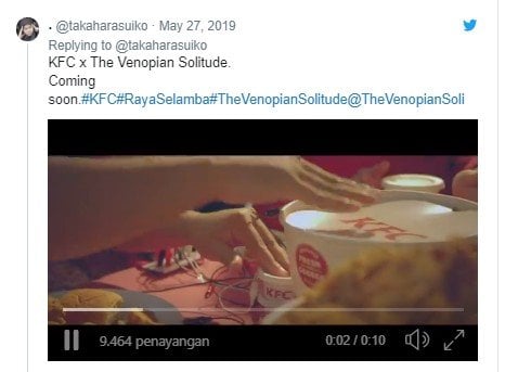 Wow, Band Malaysia Ini Buat Lagu Lebaran Pakai Instrumen Musik Ayam KFC. (Twitter/@Takaharasuiko)