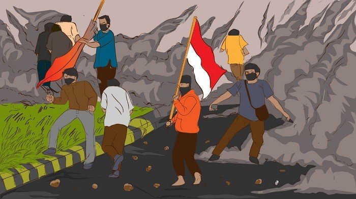 Siapa Bakar Mobil depan Asrama Brimob? Dua Cerita soal Kerusuhan 22 Mei
