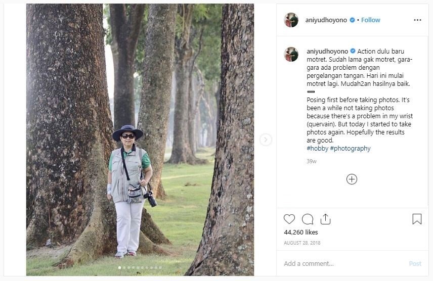 Kumpulan foto liburan Ani Yudhoyono (instagram.com/aniyudhoyono)