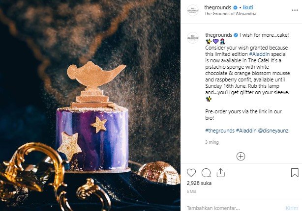 Kafe bertema Aladdin di Australia. (Instagram/@theground)