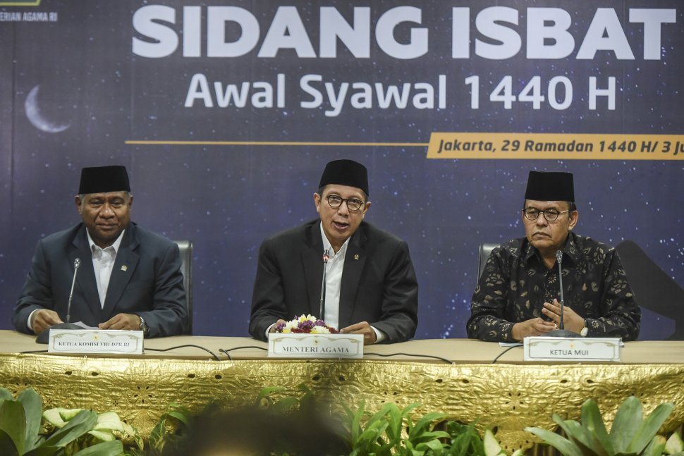 Resmi Pemerintah Umumkan Idul Fitri Jatuh Pada Rabu 5 Juni 2019