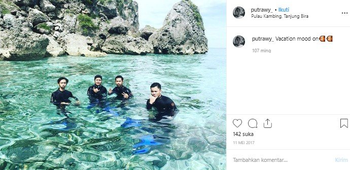 Pulau Kambing di Tanjung Bira. (Instagram/@putrawy_)