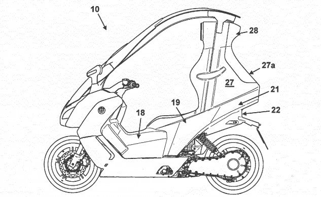 Paten BMW C Evolution. (Electrek)