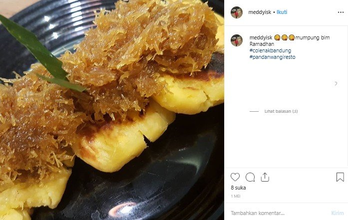 Jajanan khas Bandung. (Instagram/@meddyisk)