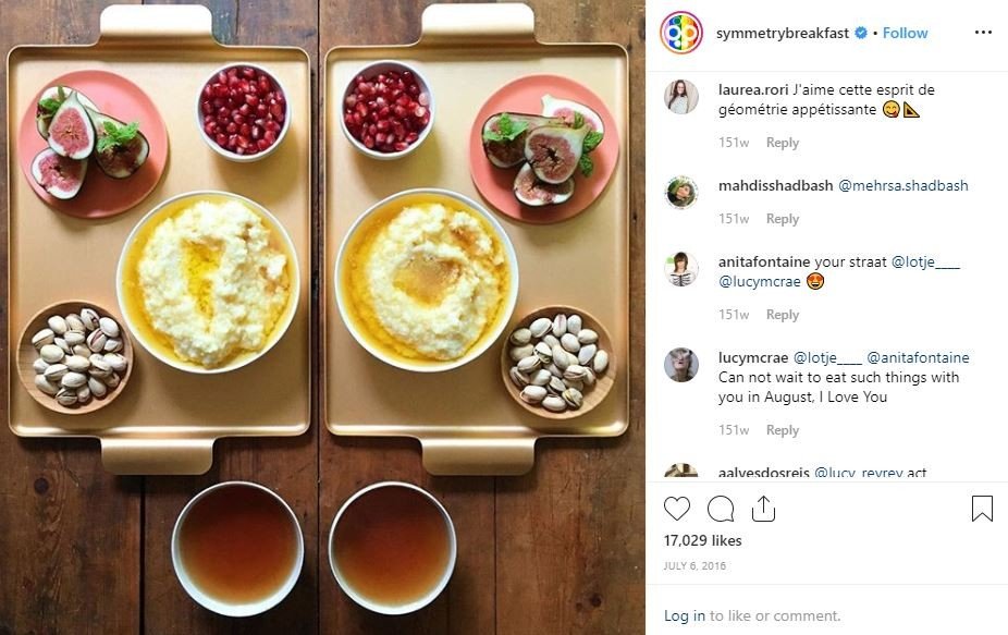 (Instagram Symmetry Breakfast)