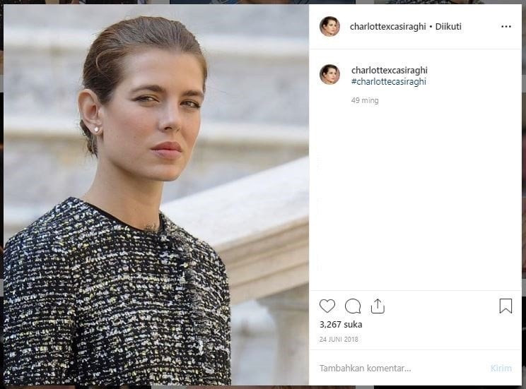 Charlotte Casiraghi. (Instagram/@charlottexcasiraghi)