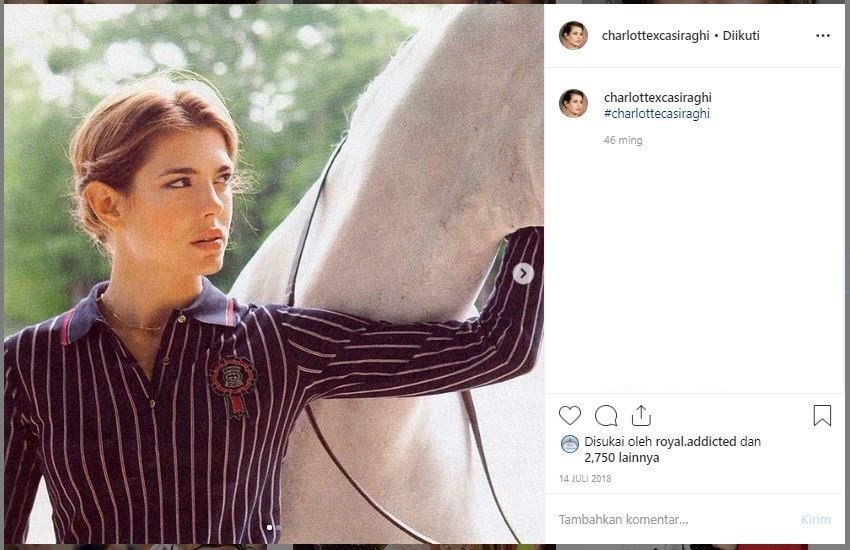 Charlotte Casiraghi. (Instagram/@charlottexcasiraghi)