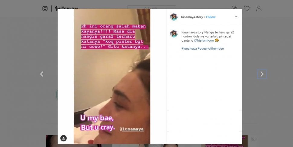 Luna Maya Nangis di Atas Ranjang, karena Tidur di Villa yang Harganya Wow? (instagram.com/lunamaya.story)