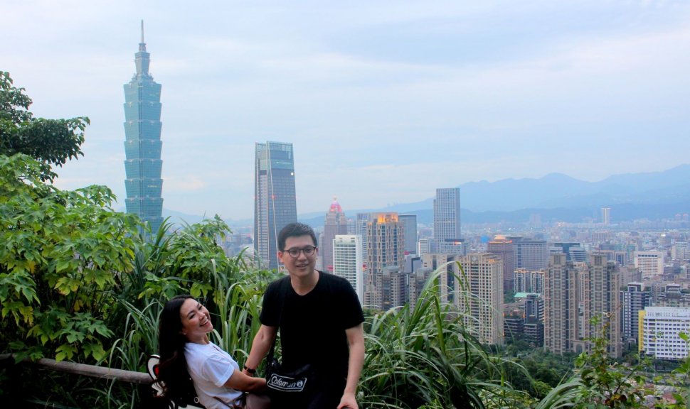 Mendaki bukit Xiang Shan di Nangang. (Suara/Arendya)