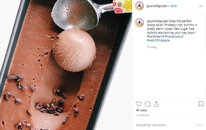 Es krim dari susu serangga. (Instagram/@gourmetgrubb)