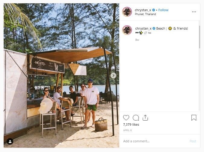 Wisata kuliner mewah Chryseis Tan (instagram.com/chrystan_x)