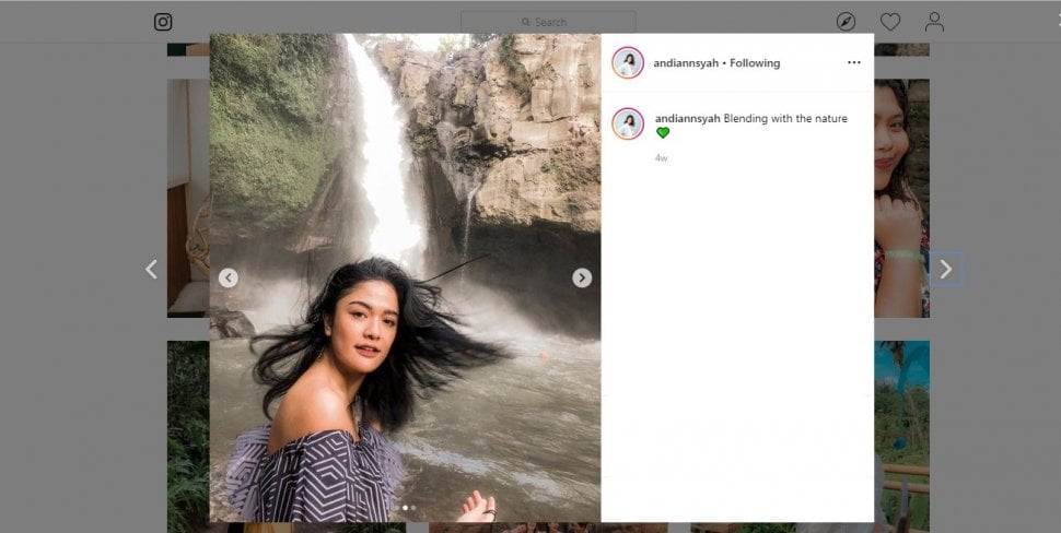 Foto Liburan Andi Annisa, Pemeran Neng Nunu Ok Jek yang Makin Seksi. (instagram.com/andiannsyah)