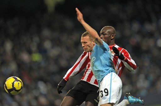 Craig Bellamy saat masih memperkuat Manchester City di tahun 2009 [AFP]