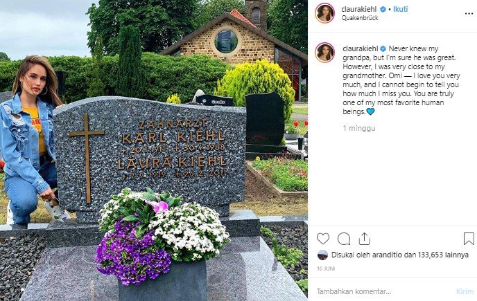 Momen liburan Cinta Laura di Jerman. (Instagram/@claurakiehl)