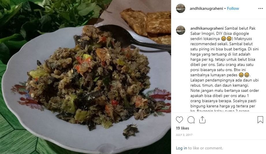 (Instagram Andhika Nugrahaeni)