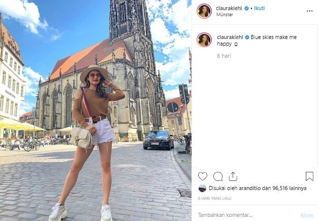 Momen liburan Cinta Laura di Jerman. (Instagram/@claurakiehl)