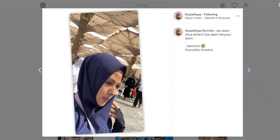 5 Potret Liburan Thya Sethya, Mantan Gadis Ring MMA yang Kini Berhijab. (instagram.com/thyasethyaa)