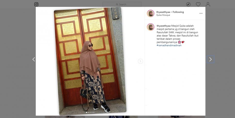 5 Potret Liburan Thya Sethya, Mantan Gadis Ring MMA yang Kini Berhijab. (instagram.com/thyasethyaa)