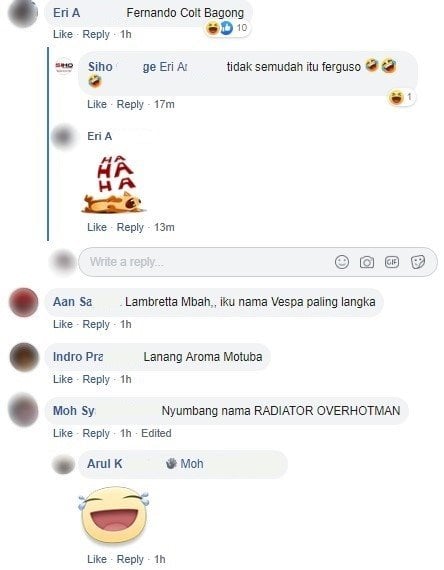 Saran Nama Anak yang Nyeleneh dari Warganet. (Facebook)