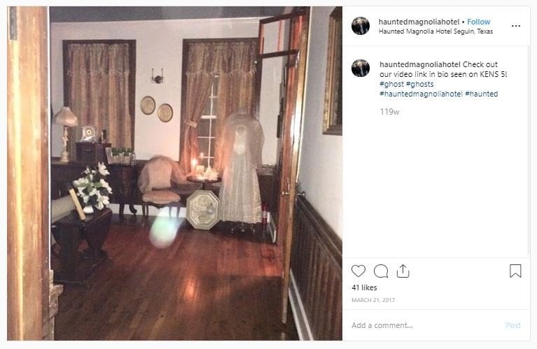 Hotel Magnolia di Texas (instagram.com/hauntedmagnoliahotel)