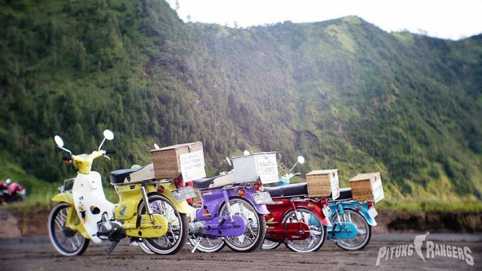 Pitung Rangers, para petualang Honda C70 asal Yogyakarta. (Instagram/@pitung_rangers)