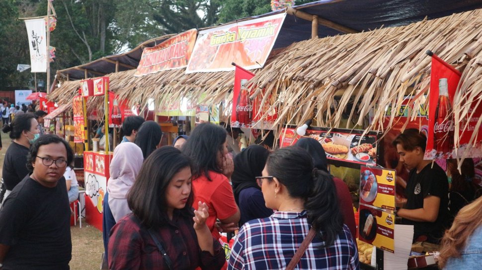 Potret meriahnya acara Prambanan Jazz 2019. (Suara/Arendya)