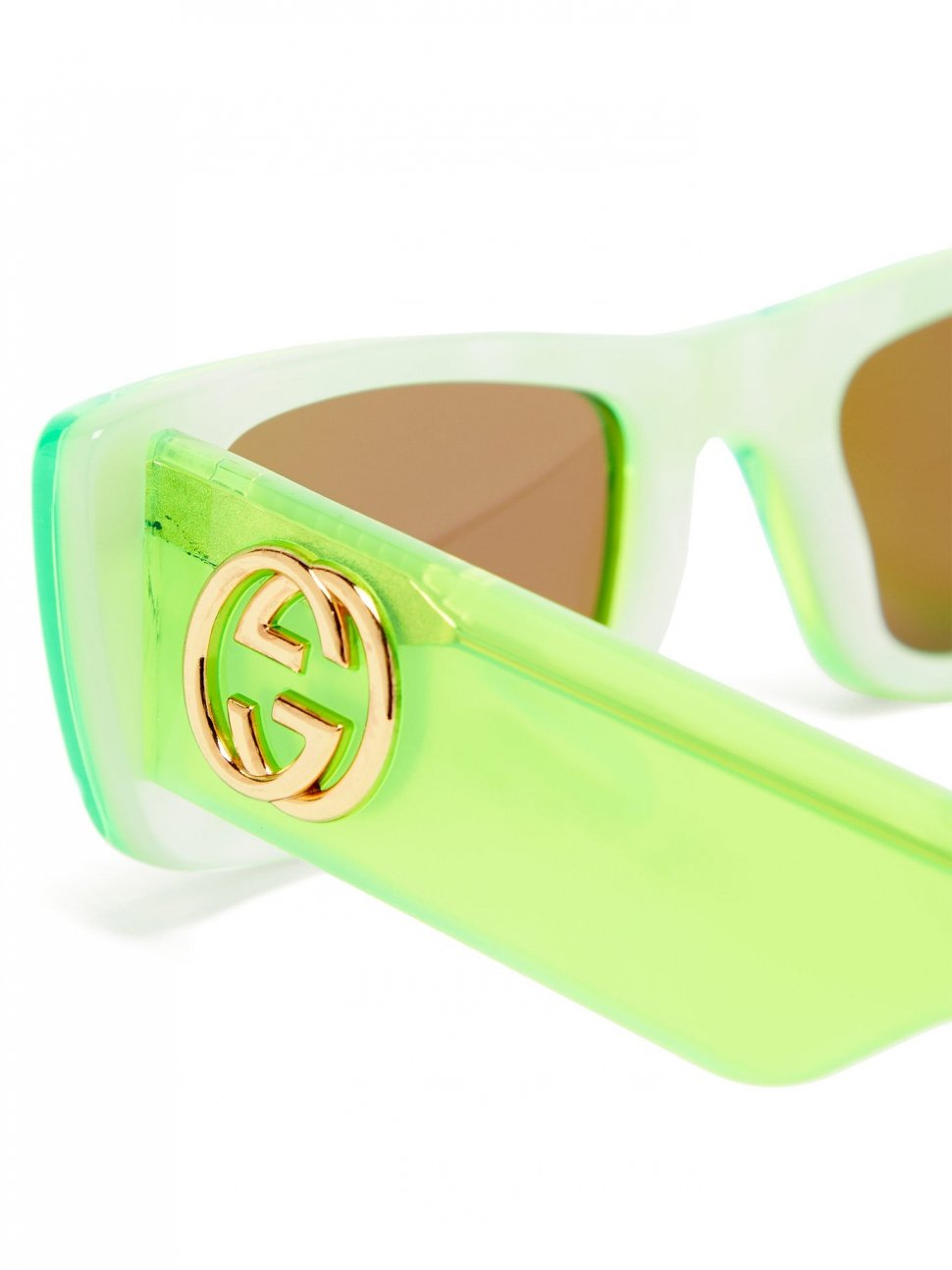 Rectangle pearlescent-acetate sunglasses. (Matchesfashion)